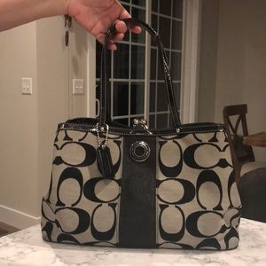Coach Signature Stripe Purse F19190